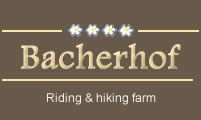 Bacher Farm with riding stables in Pfitsch