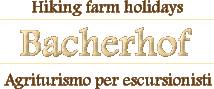 Bacherhof Urlaub auf dem Bauernhof