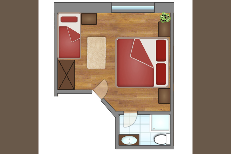 Room sketch – Room 1