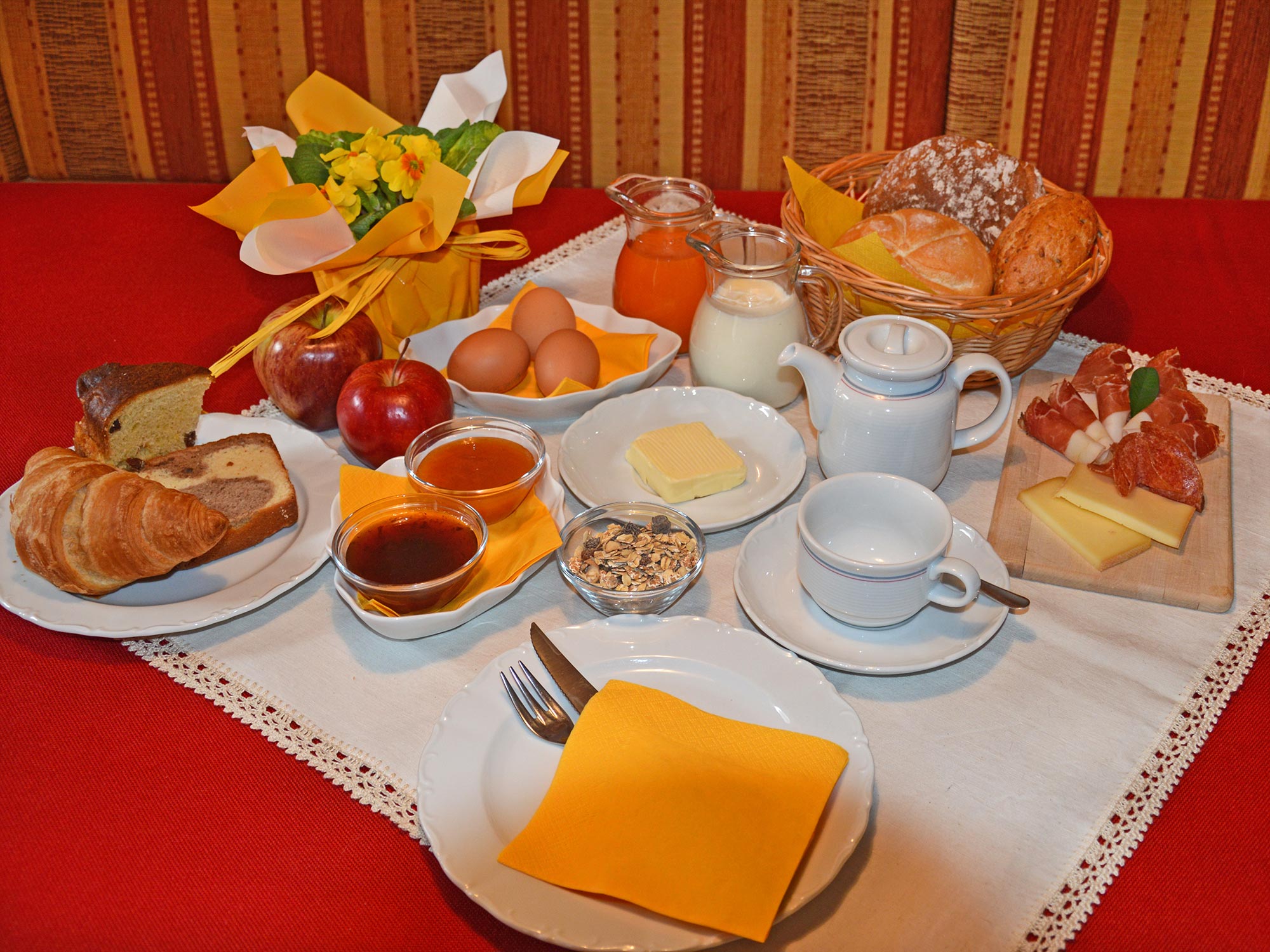 Prima colazione contadina al maso Bacher