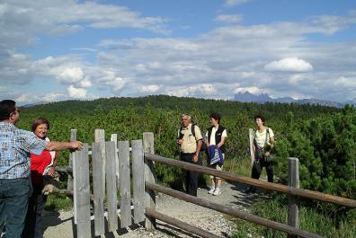 Guided hikes to mountain huts